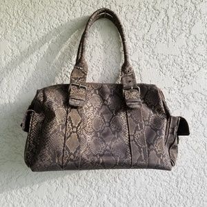 Bueno Snake Print Shoulder Bag